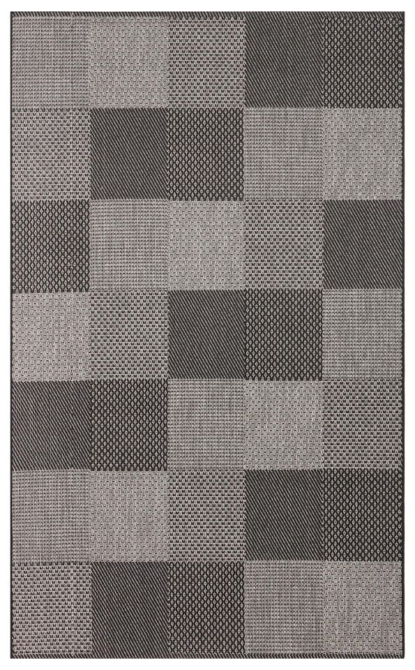 Mono 01 Antrasit Modern Kaymaz Tabanlı Dekoratif Sisal Halı