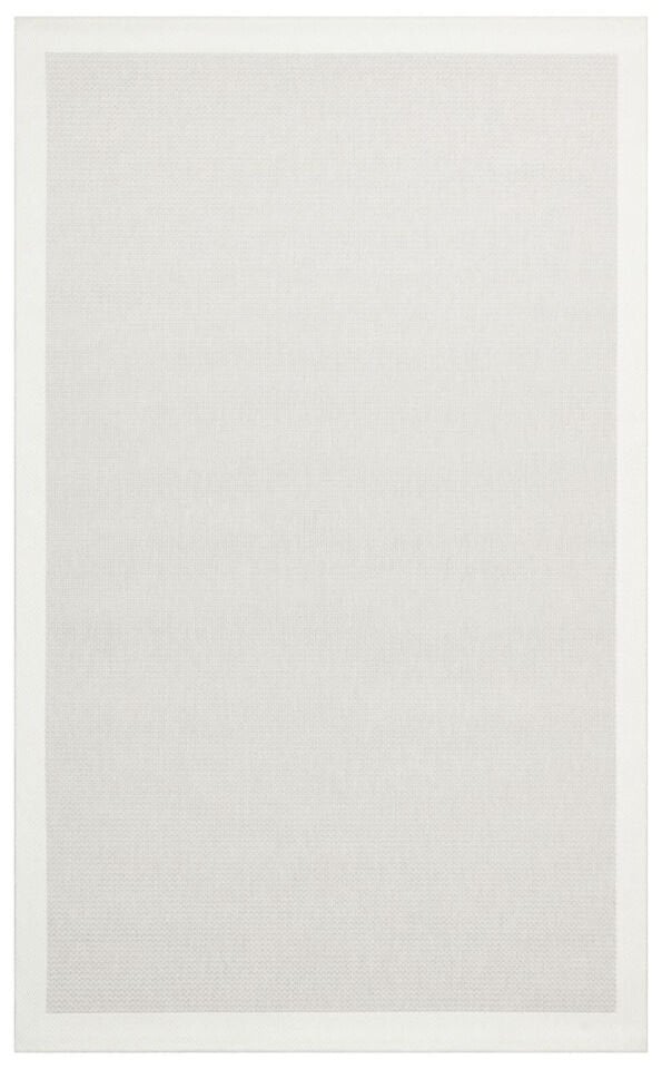 Mono 05 Gri Krem Modern Kaymaz Tabanlı Dekoratif Sisal Halı